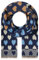 Majea Damenschal Winterschal Strickschal Damen Schal (880044) (blau 10)
