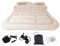 YPSQQHD Auto-Luftmatratze Kompatibel für Kia K5 K9 Cadenza Stinger GT, Auto-Camping-Reisebett Mit Luftpumpe Und Zwei Luftkissen, Tragbare Ruhematte,A-Beige