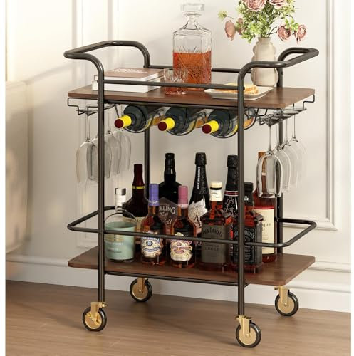 Isla De Cocina con Ruedas, Carrito De Servicio, Carrito De Servicio Industrial, Carrito De Madera para Servir Comida En La Cocina, para Comedor, Sala De Estar,a