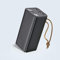 Power Bank, Power Bank, Caricabatterie portatile 50000 mAh, grande capacità, 25 W, ricarica rapida, batteria esterna, batteria di ricambio, batteria ausiliaria per telefono, nero, nero