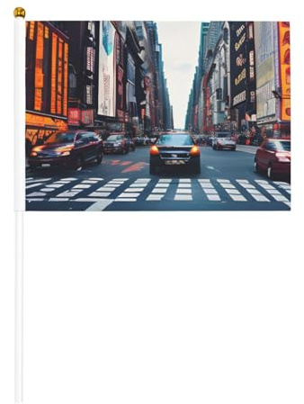 Portable New York City Flaggen für Veranstaltungsdekoration, vielseitig verwendbar, Gruppenaktivitäten