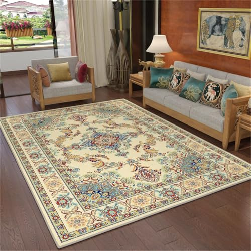 SEVOLY Chauffage Radiant Infrarouge au Sol, Tapis de Sol Chauffant électrique avec Thermostat et minuterie, Tapis Chauffant pour Les Pieds sous Le Bureau,B,200 * 400cm