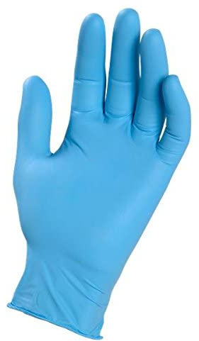 Bericah Derma Nytril High Weight Guanti Monouso in Nitrile, Senza Polvere, Ambidestri, Spessore Maggiorato, Resistenti, 100 Pezzi (L)