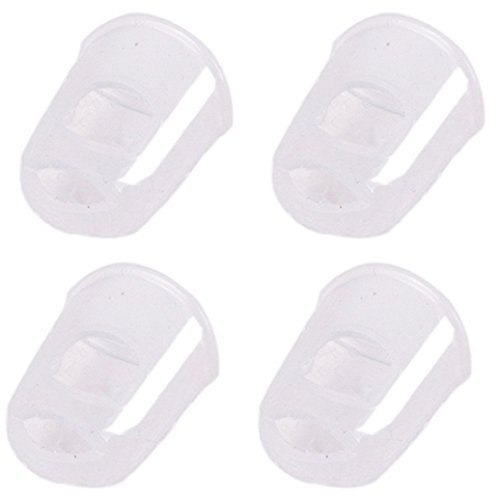 Bodhi2000® Fingerspitzenschutz, Silikon, flexibel, für Gitarre, Ukulele, Bass, 4 Stück