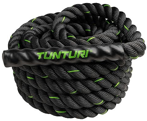 Tunturi Fitnessseil, Battle Rope, 12 Meter (9,8 kg), Functional Training Seil