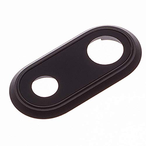 gsmschermkapot Für iPhone 8 Plus Kamera Camera Linse Glas Scheibe Abdeckung Gehäuse (Schwarz)