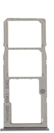 Einkaufswagen für Nano-SIM-Karte 1 + SIM 2 + Steckplatz für Micro-SD-Karte, kompatibel mit Samsung Galaxy A50S / A507F SM-A507FN/DS, A30S / A307F SM-A307FN/DS (weiß)