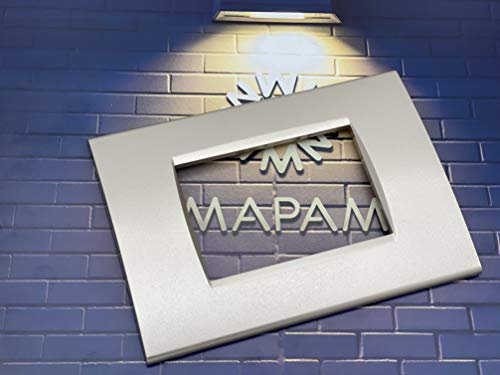 TOT ELECTRIC Placche Compatibili con Bticino LIVING LIGHT placca 3 4 7 moduli vari colori per supporti LN4703 e N4703 (7 posti, T11 - champagne)