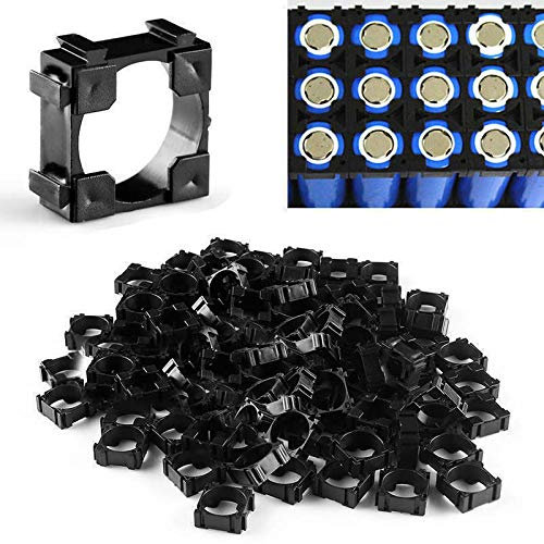 Riloer 100x 18650 Battery Pack Spacer Radiating Shell Plastic Holder Bracket 18.4m B1H3