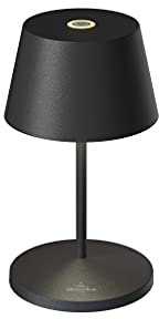 Villeroy & Boch Tischleuchte Seoul 2.0 LED mit Akku & Ladestation, Farbe:schwarz