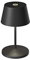 Villeroy & Boch Tischleuchte Seoul 2.0 LED mit Akku & Ladestation, Farbe:schwarz