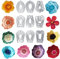 Bymivofun 9 Stück Blume Stanzformen, Blütenblatt Stanzformen, 3D Stanzformen Set, für Kinder Basteln Dekoration, Scrapbooking Foto, Album Dekoration, Grußkarte