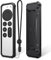 Fintie Apple TV Siri Remote 2021 2022 Protective Case, Soft TPU Lightweight Anti-Slip Shockproof Cover for Apple TV 4K / HD Siri (2nd Generation/3rd Generation) Black