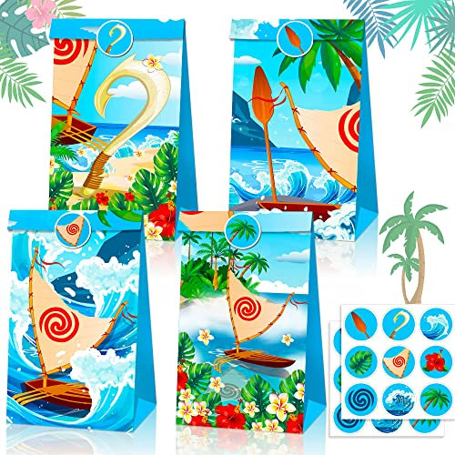 JeVenis 12 pezzi Moana Bomboniere per feste Moana Articoli per feste Moana Decorazione per feste Moana Bomboniere per feste di compleanno Moana Borse per feste Moana Party Treat Bags