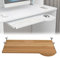V3VOGUE Tastaturschublade Tastaturauszug Unter Schreibtisch Tastaturhalterung丨Schreibtischauszug Mit Tastaturablage丨Höhenverstellbar丨Untertischmontage Tastaturablage Aus Holz 600x270mm 700x270mm