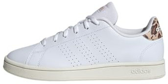 adidas Femme Advantage Base Shoes Chaussures, Cloud White/Cloud White/Magic Beige, 39 1/3 EU
