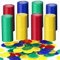 400 Pièces Jetons de Poker, Jeton de Jeu, 4 Couleurs Jeton Poker en Plastique, pour Apprendre Le Calcul Mathématique, Bingo (Rouge, Bleu, Vert, Jaune, 0,86 Pouces)