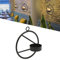 BestAlice Wand-Kerzenhalter, Stumpenkerzen-Wandleuchter, Schwarz, Modern, Minimalistisch, Metall, Rund, Wand-Kerzenhalter, Wanddekoration, Geschenk