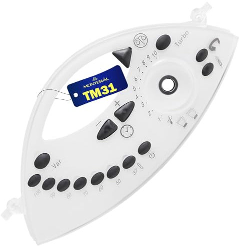 MONTERAL Panneau Avant de Commande du Robot de Cuisine – pour Vorwerk Thermomix TM31 - Garantie de 10 Ans