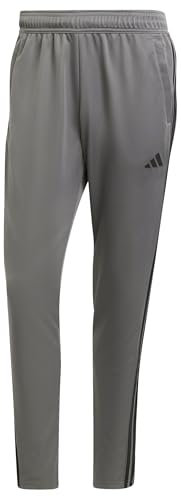 adidas Herren Train Essentials 3-Stripes Training Pants, Grey Five/Black, XXL
