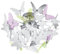 lightling Beverly Deckenleuchte, Schmetterlinge, Ø 45 cm, Höhe: 28,5 cm, chrom, Chrom Metall, ohne Leuchtmittel, G9, max: 28W