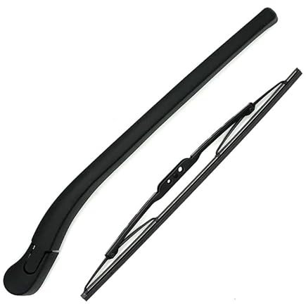 SZELL Heckwischer Scheibenwischer Rear für BMW 5SERIES E61(Model 03-10) Heckwischerarm Wischerblatt Wischerarm Heckscheibe Windschutzscheibe Plastik Schwarz