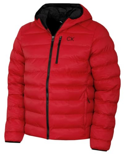 Calvin Klein Mens Woven Jacket - Cayenne - XL