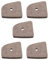 NaningLxh #4149 120 1800 5pcs Air Filter FS94 FS94R HL92 HL94 4149 120 1800 Trimmer Hedge Durable Replacement Parts New for Stihl