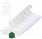 MangoKit 30 Pack Baby Kleiderbügel, 28-36,8cm Kunststoff Ausziehbare Stapelbare Kinderkleiderbügel mit Hosenständer, Antirutsch und Platzsparende Mitwachsende Hangers für Baby Kinder Teenager (Weiß)