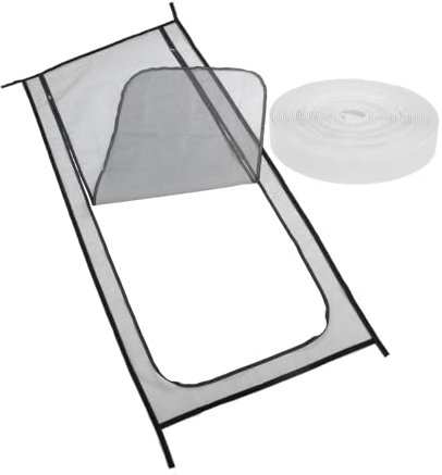 Milisten Zanzariera Per Domestici Cerniera Anti- Per Facile Installare e Manutenere Design Resistente Per Ed