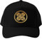 LLIHSDHCC KlassikerTakanoha Kamon In Gold Siegel Hut Casual Sommer Einfarbig Frühling Snapback Sport Kaskette Fisch Haube SchwarzSport Geschenk