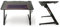 möbelando Schreibtisch >DX-Racer Desk< (BxHxT: 120x75x64 cm) in schwarz