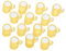 Gogogmee 20 Stück Miniaturisierte Bierbecher Resin Dekoration für Puppenhaus und Szenengestaltung Mini Bierbecher für Party Fotorequisiten