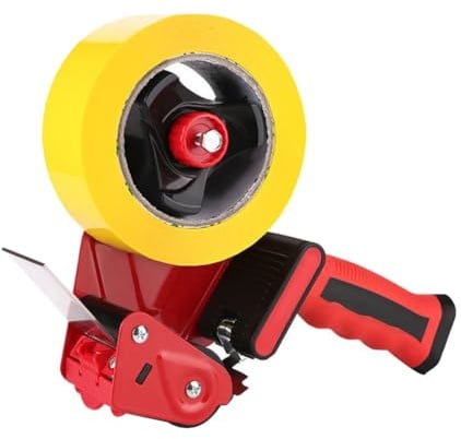 AWAOVV Tape, Heavy Duty Packing Tape Dispenser, Cellotape Dispenser, Parcel Tape, Clear Adhesive Tape Dispenser for Carton Sealing, Strong Tape