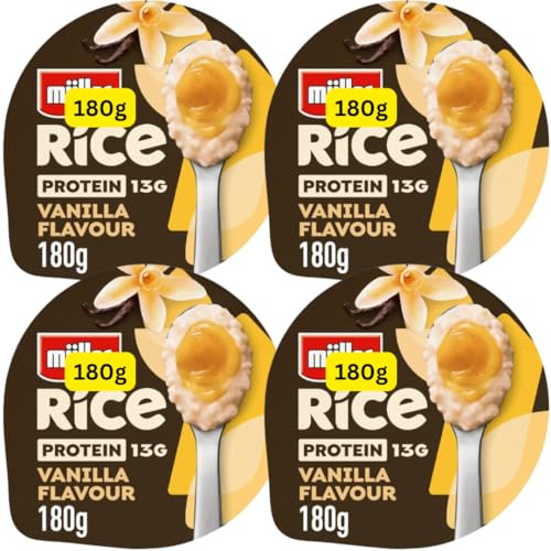 Protein Rice Pudding Mullers Vanilla 180g (4x180g)