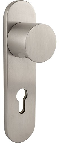 Knopfkurzschild 3054/5162DZAFH, PZ 88 mm, Edelstahl satiniert, 1 Stück | Zubehör Beschläge Türen