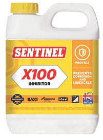 SENTINEL X100 CENTRAL HEATING SCALE INHIBITOR, Volume: 1LTR