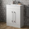 AURORA® 600mm Freestanding Vanity Unit Furniture, Wash Basin Bathroom Sink, Soft Close Door, Storage Cabinet, White Gloss