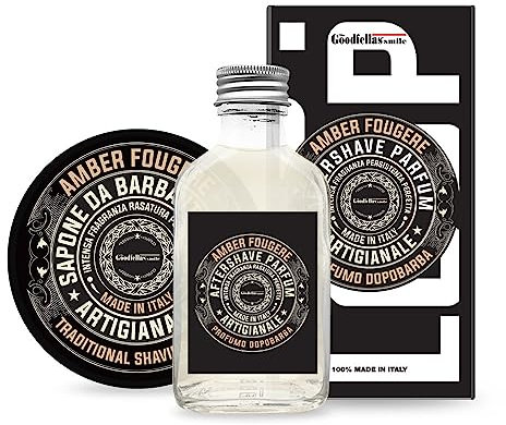 Set Sapone da Barba e Aftershave The Goodfella's Smile (Set Sapone da Barba e Aftershave Amber Fougere)