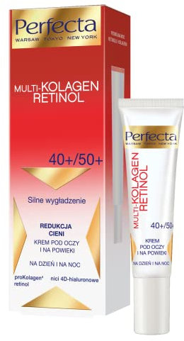 Perfecta Multikollagen Retinol Aufhellende Augencreme und Mundpartie 40+/50+