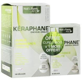 Nat&Form Keraphane Cheveux Et Ongles 180+60 Gelules