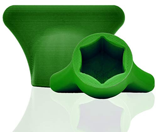 Mix-Slider - Teigblume für Thermomix, Teiglöser Zubehör für Vorwerk Küchenmaschine TM5 + TM6 3D Gedruckt Made in Germany (Grün)