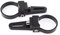 Gorgeri Kit de support de montage de barre lumineuse LED 1-3 Tube en aluminium Bull/Roll Bar Support de fixation Pinces Support Car Truck Off Road Work Light Barre horizontale Tube Pince(1.75inch)