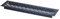 ALUSFERA Lüftungsgitter - 60 x 245 mm - Lüftungsgitter Rechteckig für Arbeitsplatte - Zubehör Möbel aus Aluminium - Luftgitter für Möbel - Lüftungsgitter Küche - 1 Stück - Schwarz