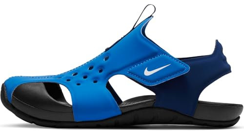 Nike Unisex Kinder Sunray Protect 2 (Td) Sneaker, Signal Blue White Blue Void Black, 25 EU