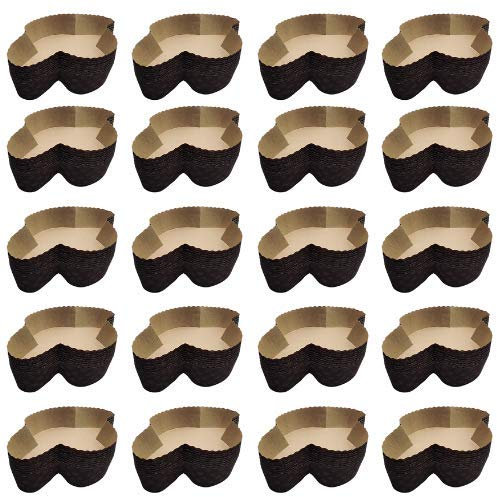 Stampo Professionale per Colomba (750gr - 20pz) – Carta di Pura Cellulosa ideale per l’uso in Forno, Resistente, resistente al calore 200°C, calandrante. Idoneo per uso Alimentare