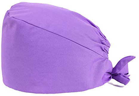 MISEMIYA - Chirurgische Kappe Verstellbare Hygienekappe - schweißabsorbierender Streifen auf der Stirn - Ref. 9001 - Flieder, Pack* 1 Pcs