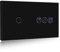 BSEED Alexa Lichtschalter mit Rolladenschalter,1 Fach 1 Weg WiFi Touch Schalter Fernbedienung mit Smart Life APP,Smart Rolladenschalter arbeitet mit Alexa,Google Home,Smart Jalousieschalter Schwarz