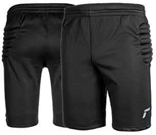 Reusch Short de Gardien de But de Football rembourré pour Adulte, Noir, M