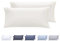 Todocama 2 Kissenbezüge, extra weiche Mikrofaser, hypoallergen, Set von 2-75 x 40 cm, Beige
